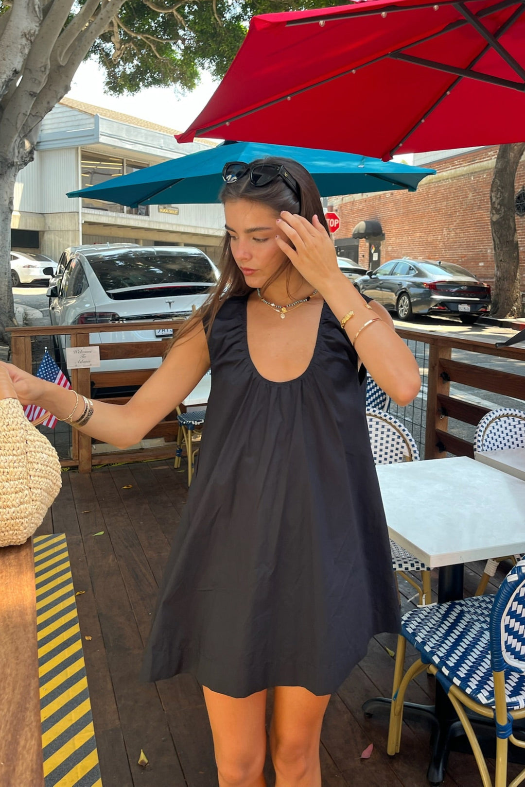 KEEN THE LABEL Aphra Cotton Mini Dress-The Shop Laguna Beach