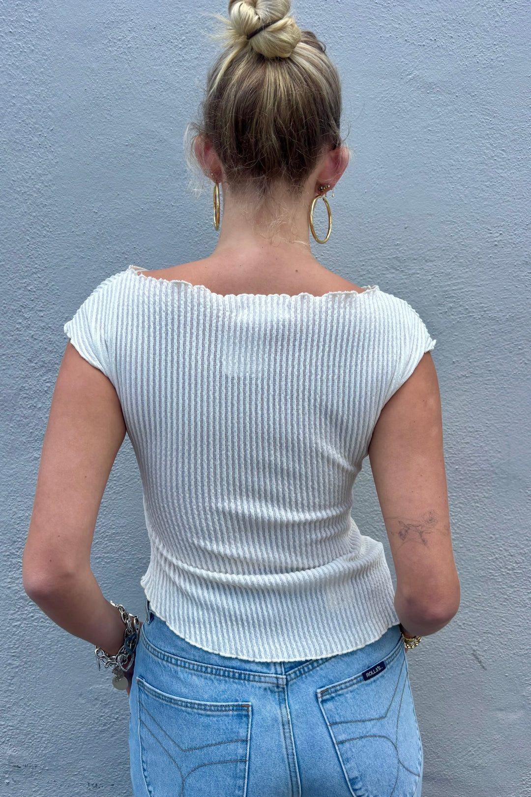 KEEN THE LABEL Phillipa Crinkle Short Sleeve Top - More Colors Available-The Shop Laguna Beach