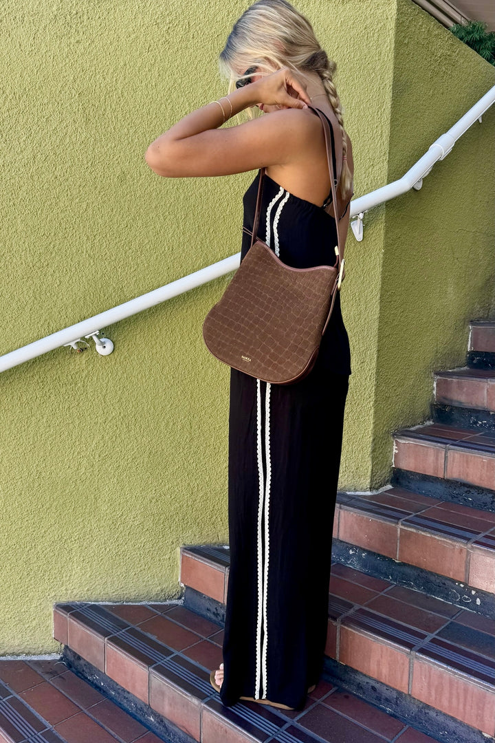 RHYTHM Linen Lace Tank-The Shop Laguna Beach