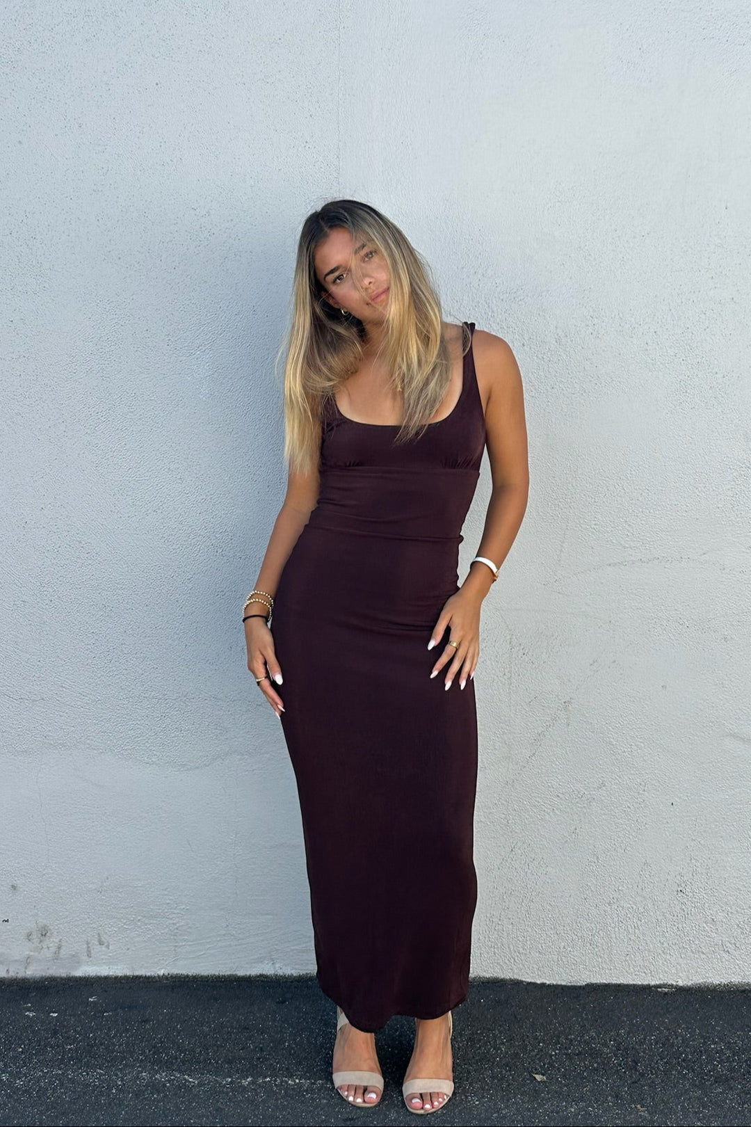 KEEN THE LABEL Brighton Square Neck Dress-The Shop Laguna Beach