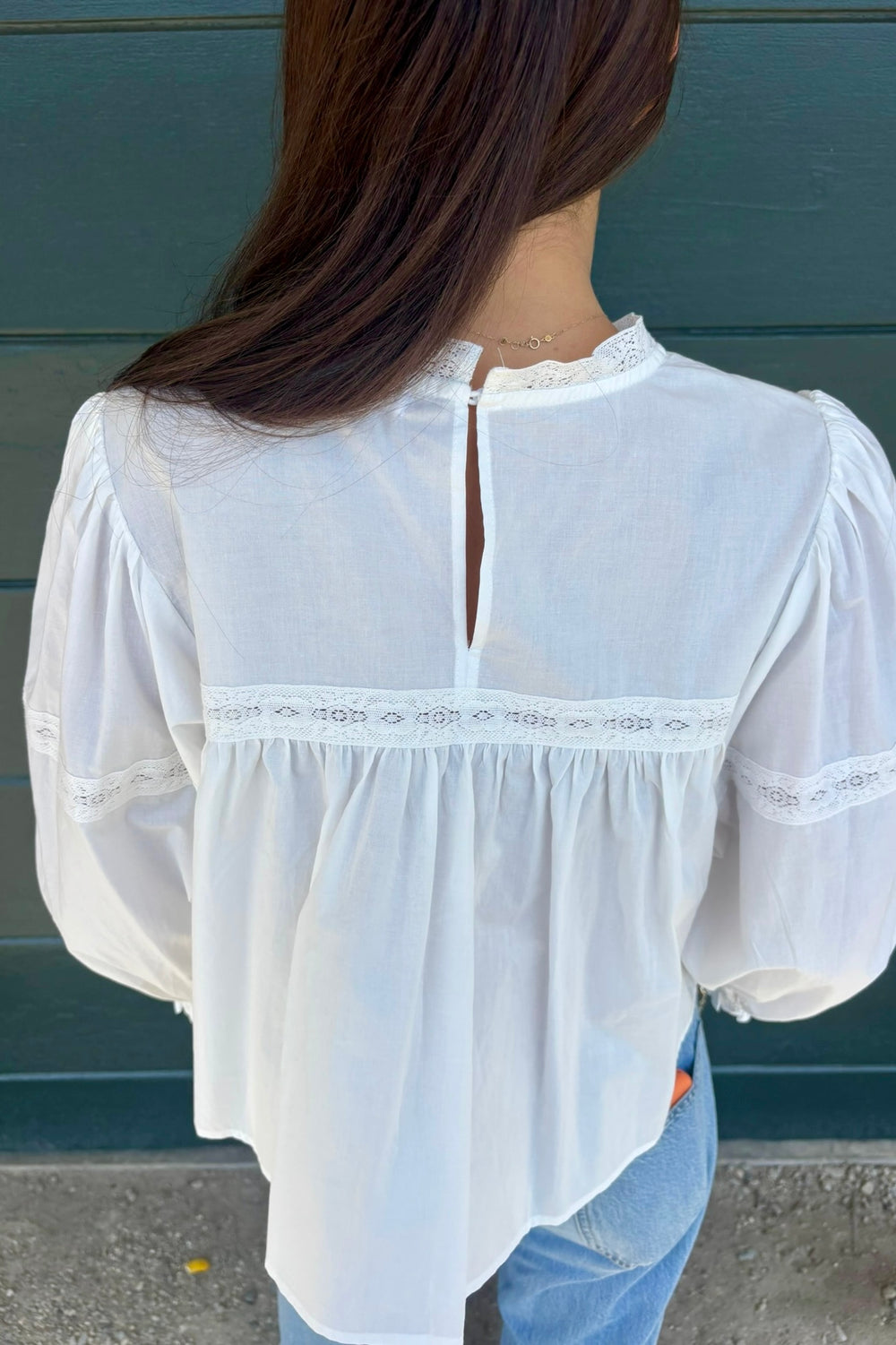 KEEN THE LABEL Laila Pintuck Long Sleeve Top-The Shop Laguna Beach