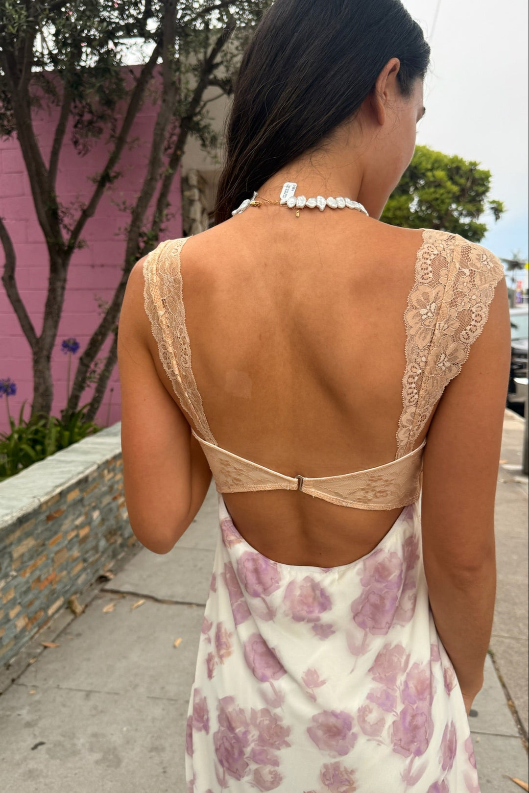 KEEN THE LABEL Luella Floral Cut-Out Maxi Dress-The Shop Laguna Beach