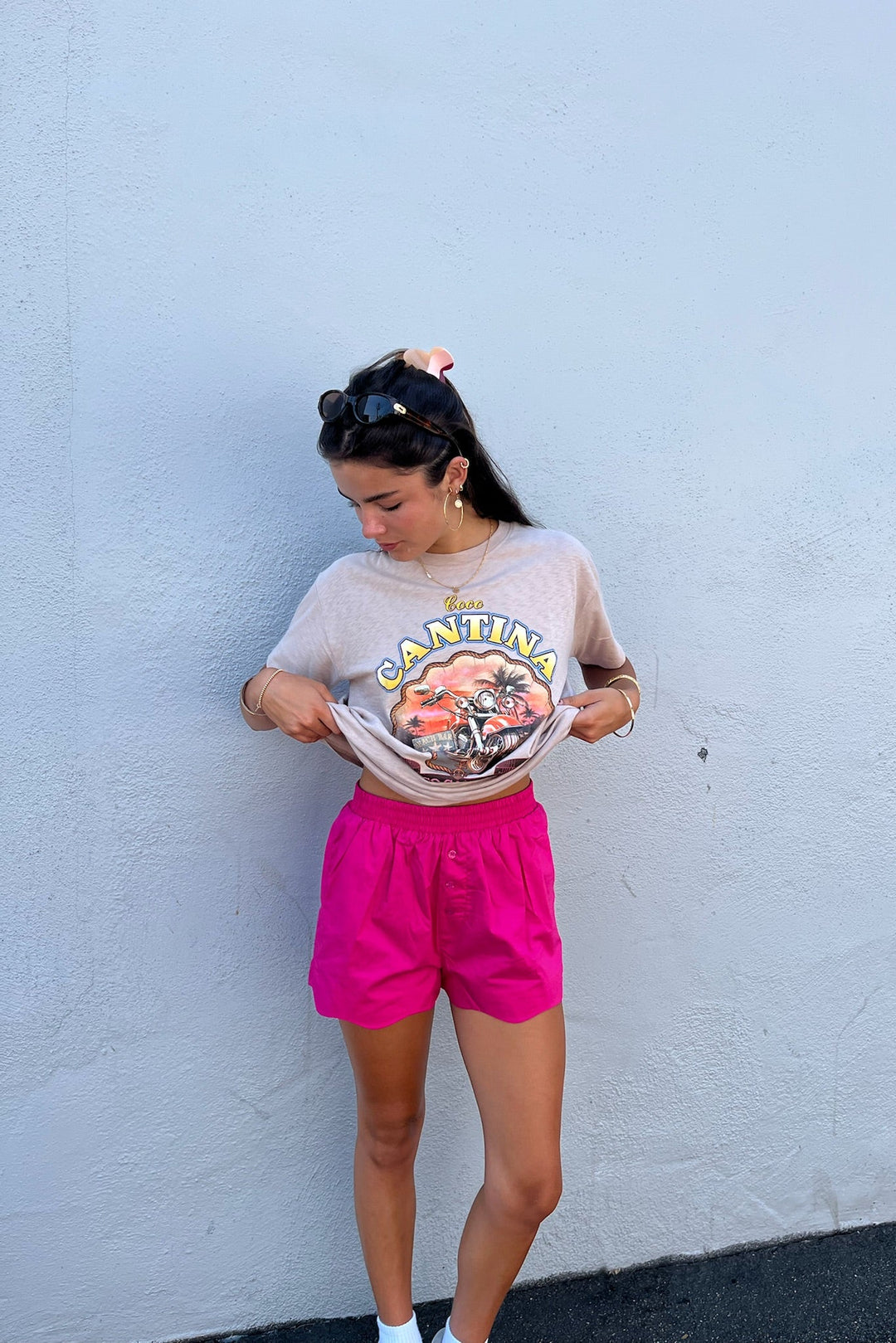 KEEN THE LABEL Pearla Scalloped Short-The Shop Laguna Beach