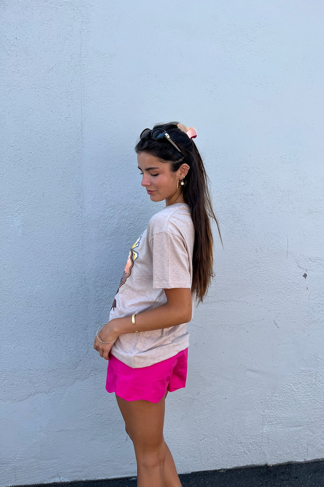 KEEN THE LABEL Pearla Scalloped Short-The Shop Laguna Beach