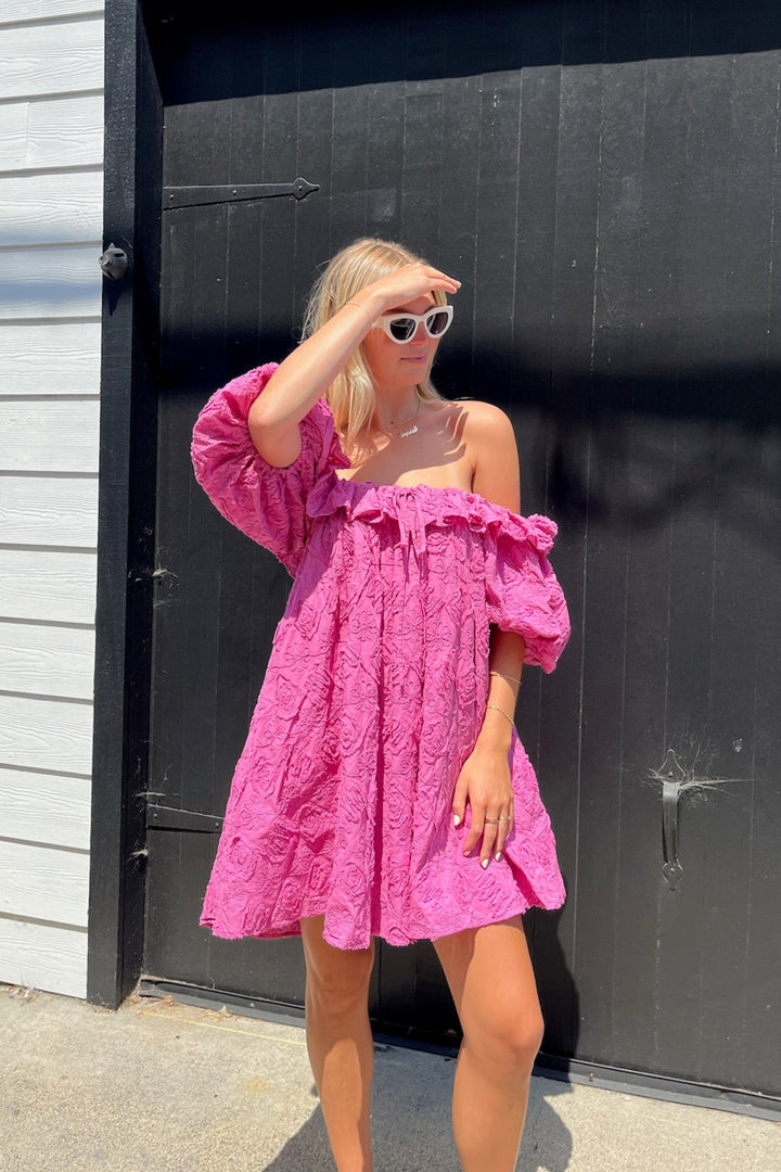 KEEN THE LABEL Elaia Floral Mini Dress-The Shop Laguna Beach