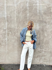KEEN THE LABEL Theodora Denim Bomber Jacket-The Shop Laguna Beach