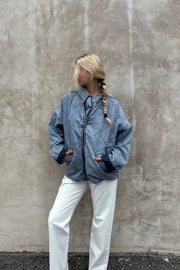 KEEN THE LABEL Theodora Denim Bomber Jacket-The Shop Laguna Beach