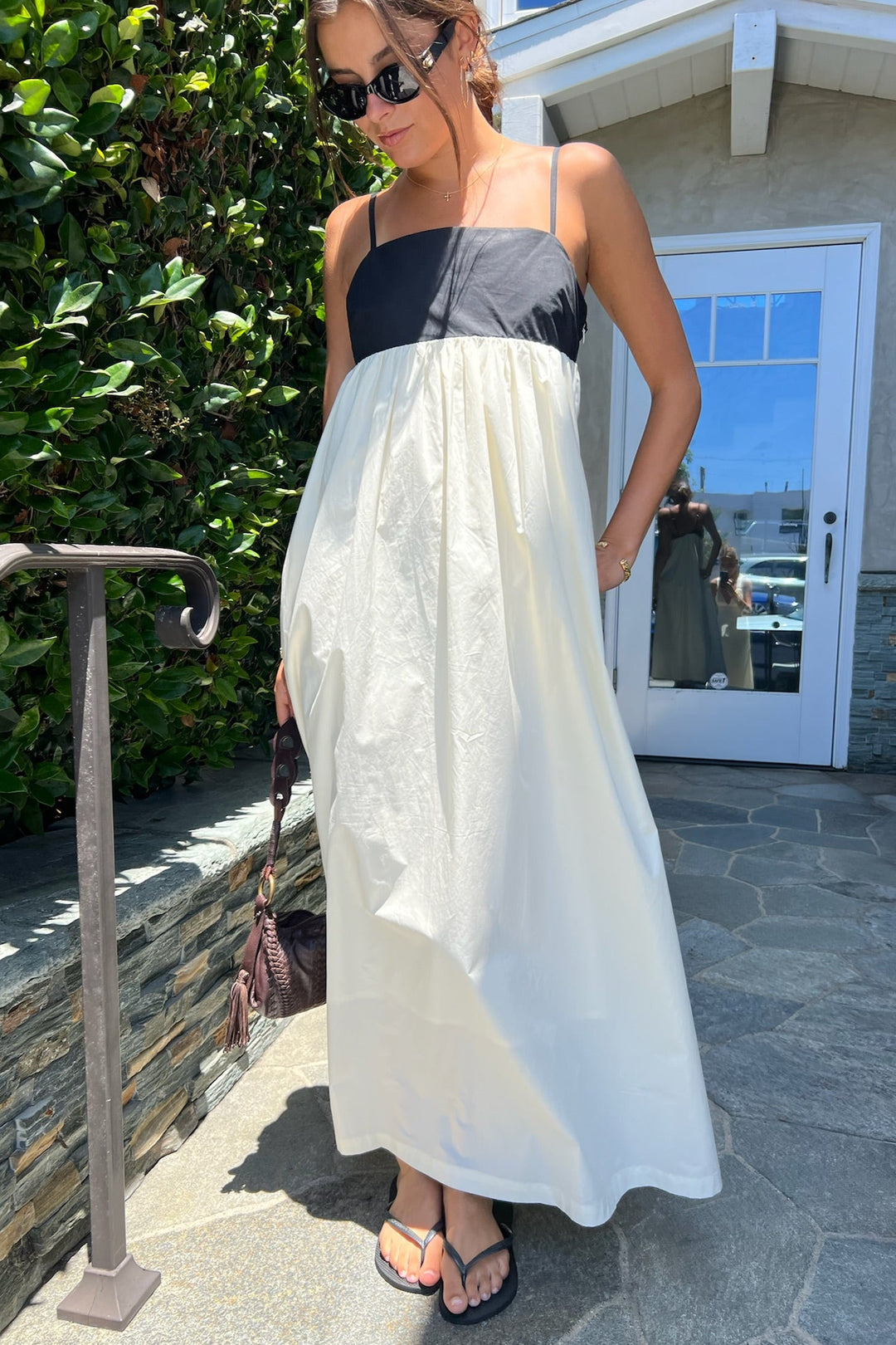 KEEN THE LABEL Chelley Contrast Maxi Dress-The Shop Laguna Beach