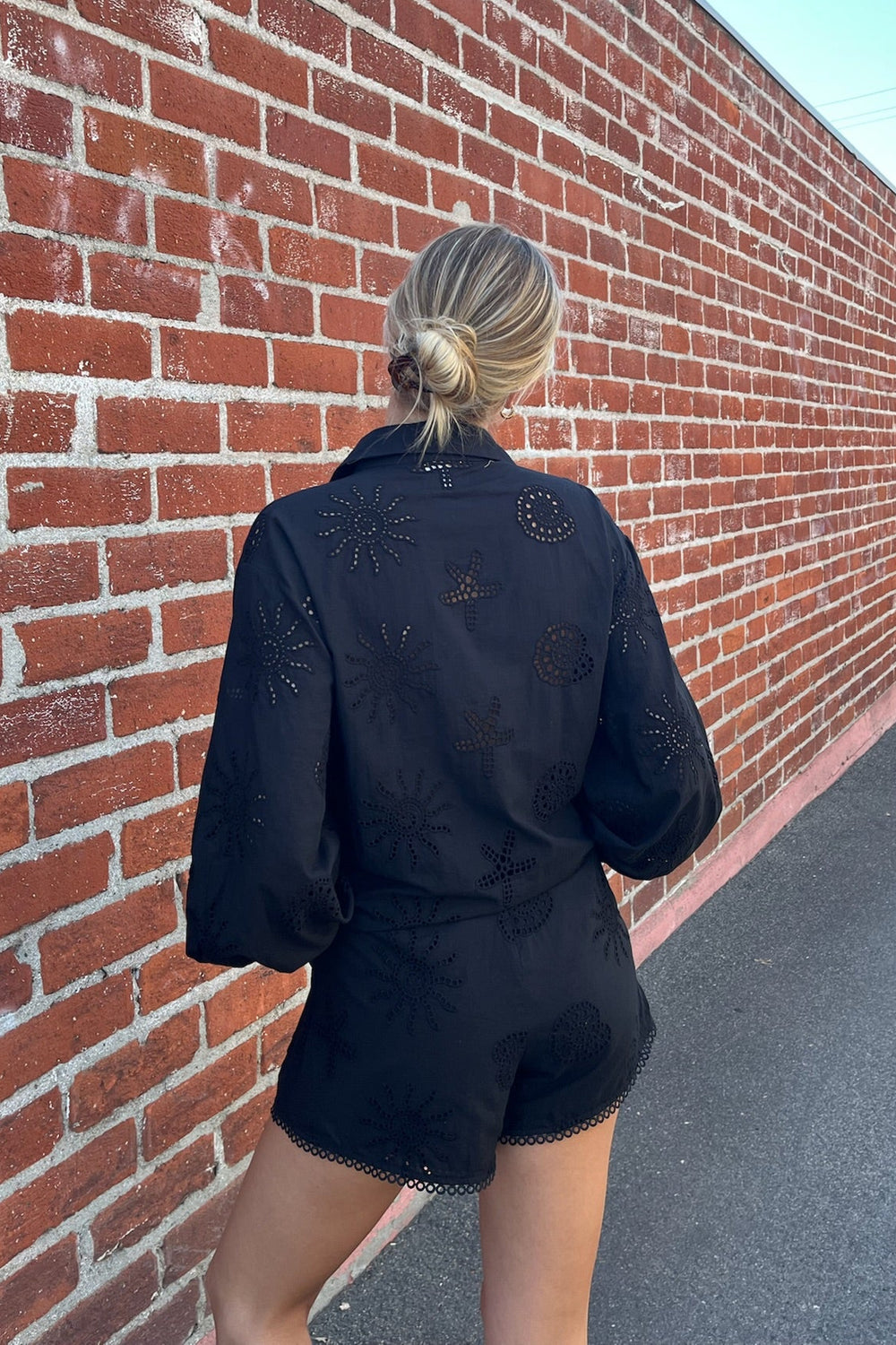 KEEN THE LABEL Naya Eyelet Shirt-The Shop Laguna Beach