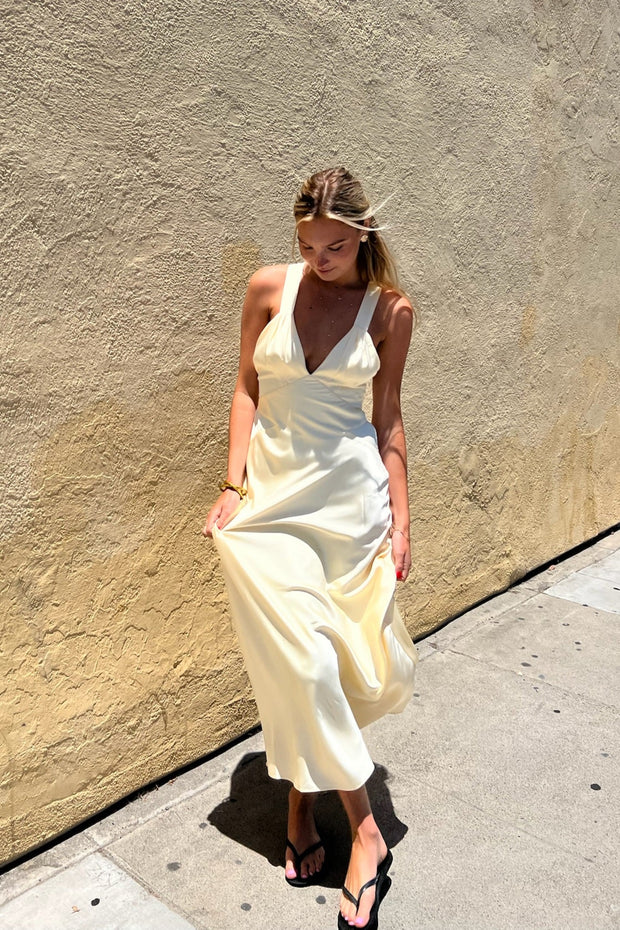 KEEN THE LABEL India Maxi Slip Dress-The Shop Laguna Beach