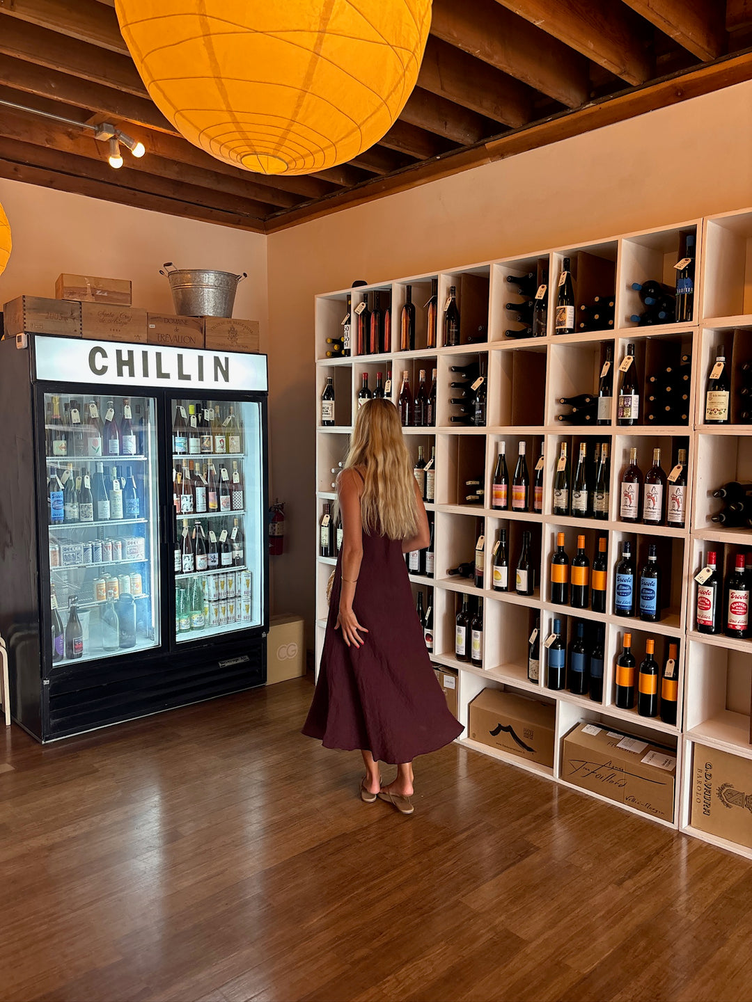 KEEN THE LABEL Parisa Linen Midi Dress-The Shop Laguna Beach