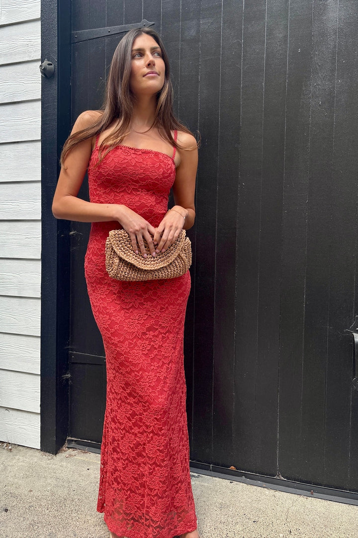 KEEN THE LABEL River Lace Maxi Dress-The Shop Laguna Beach