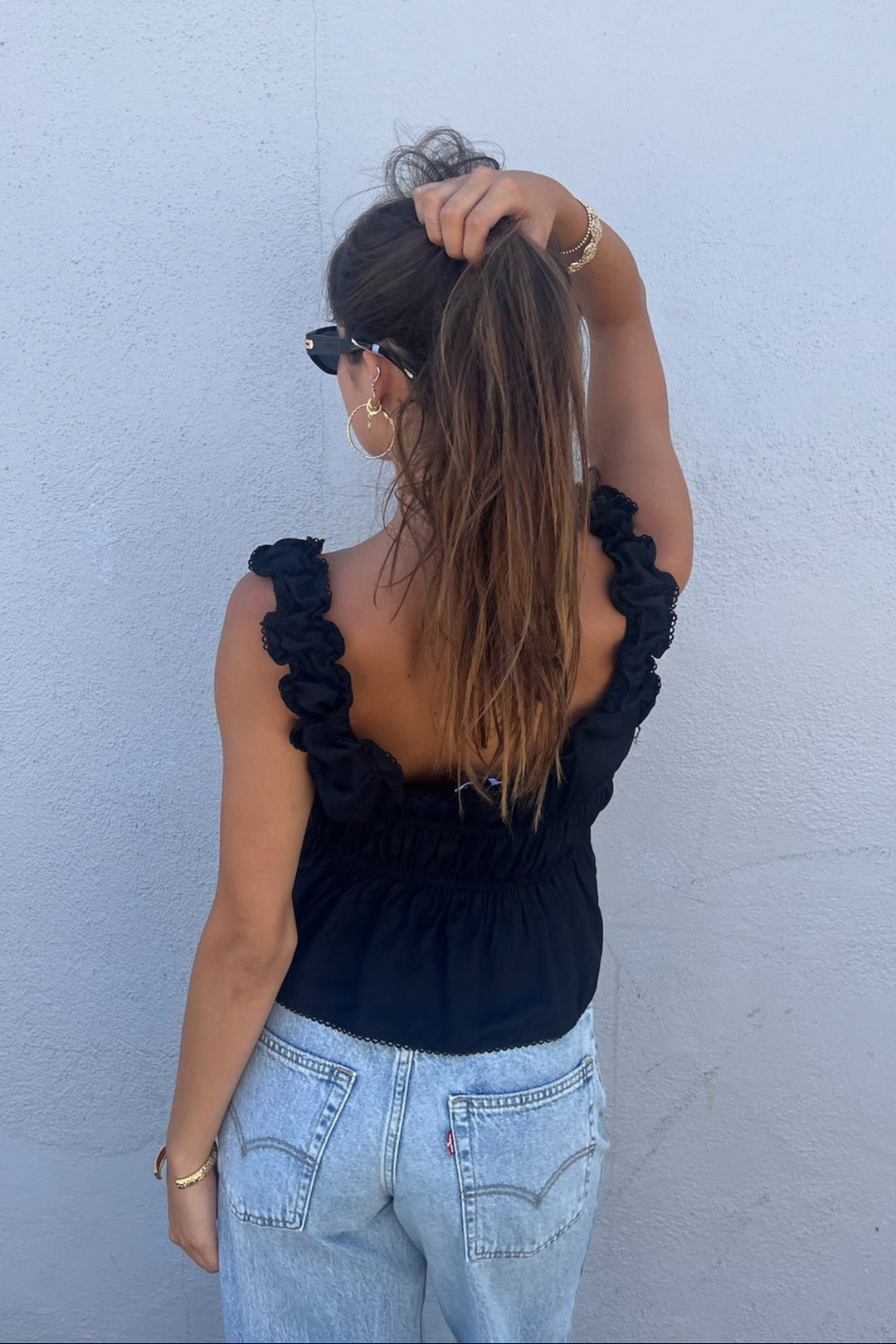 KEEN THE LABEL Ezra Tie-Front Tank-The Shop Laguna Beach