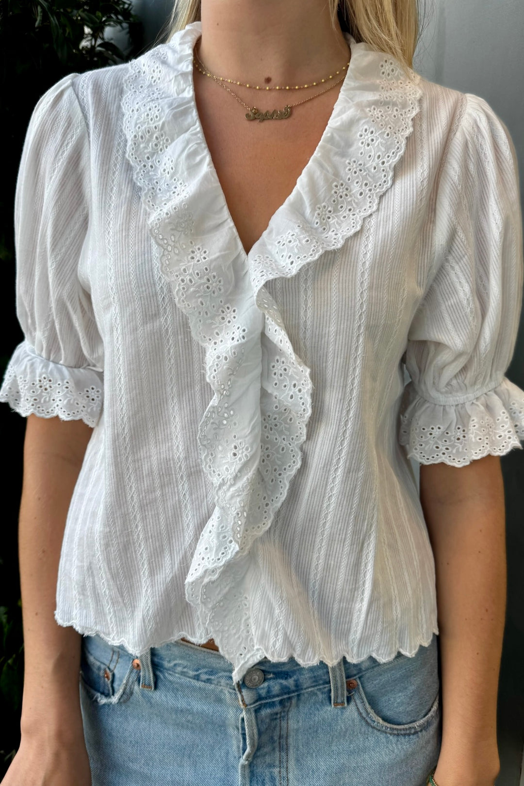 KEEN THE LABEL Coco Ruffle Blouse - More Colors Available-The Shop Laguna Beach