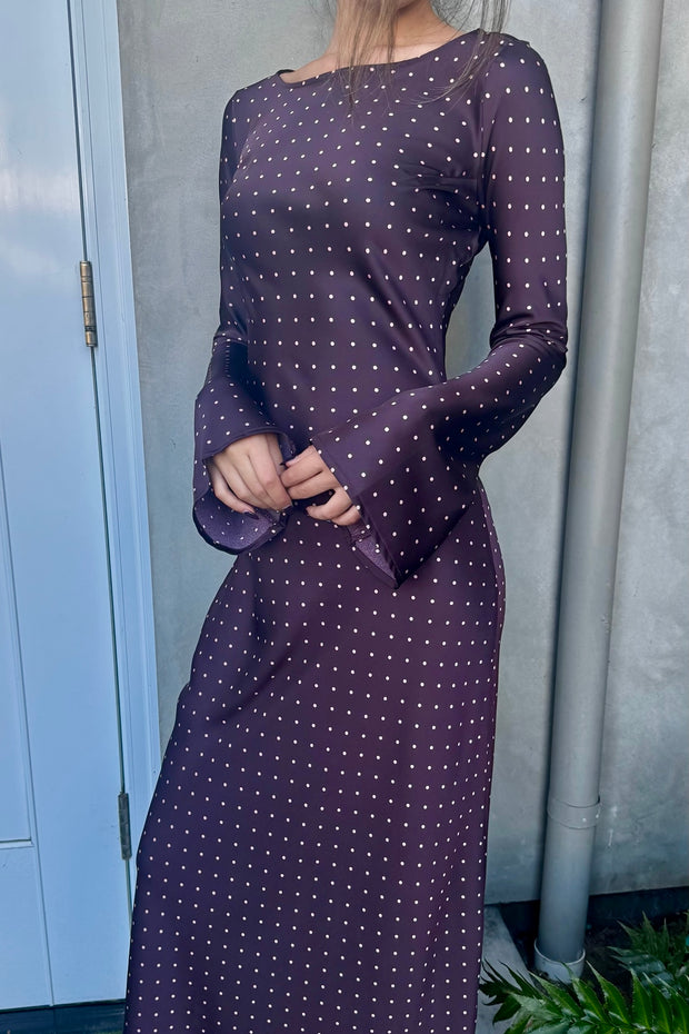 KEEN THE LABEL Georgie Satin Maxi Dress-The Shop Laguna Beach