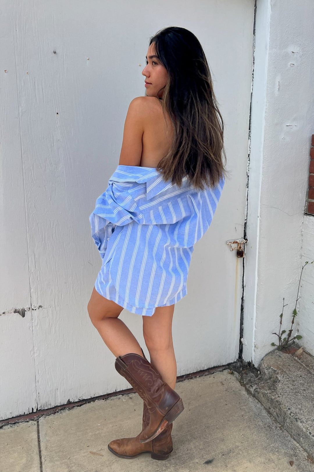 KEEN THE LABEL Marlowe Buttoned Long Sleeve Shirt-The Shop Laguna Beach