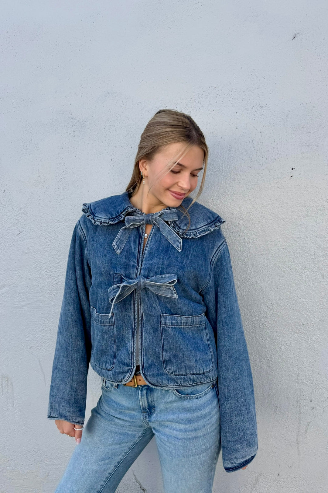 KEEN THE LABEL Kensie Quilted Denim Jacket-The Shop Laguna Beach