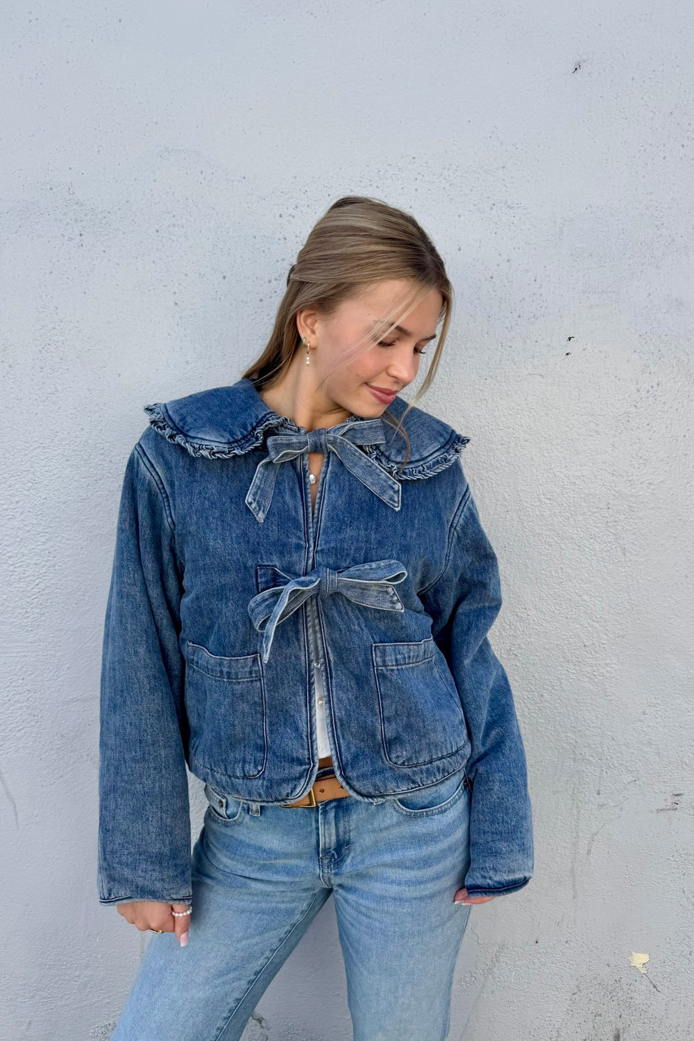 KEEN THE LABEL Kensie Quilted Denim Jacket-The Shop Laguna Beach