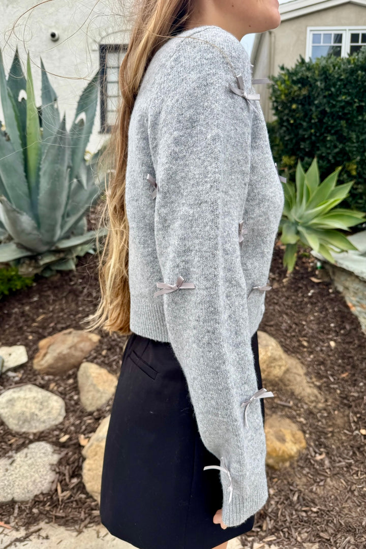 KEEN THE LABEL Sabel Bow Cardigan-The Shop Laguna Beach