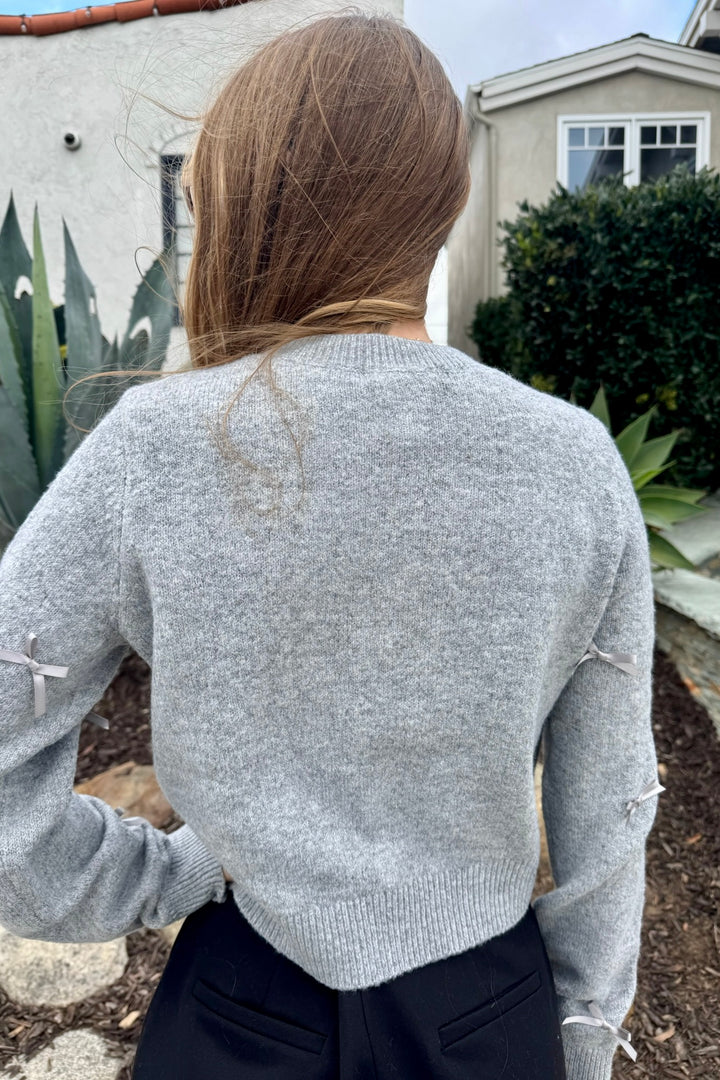 KEEN THE LABEL Sabel Bow Cardigan-The Shop Laguna Beach