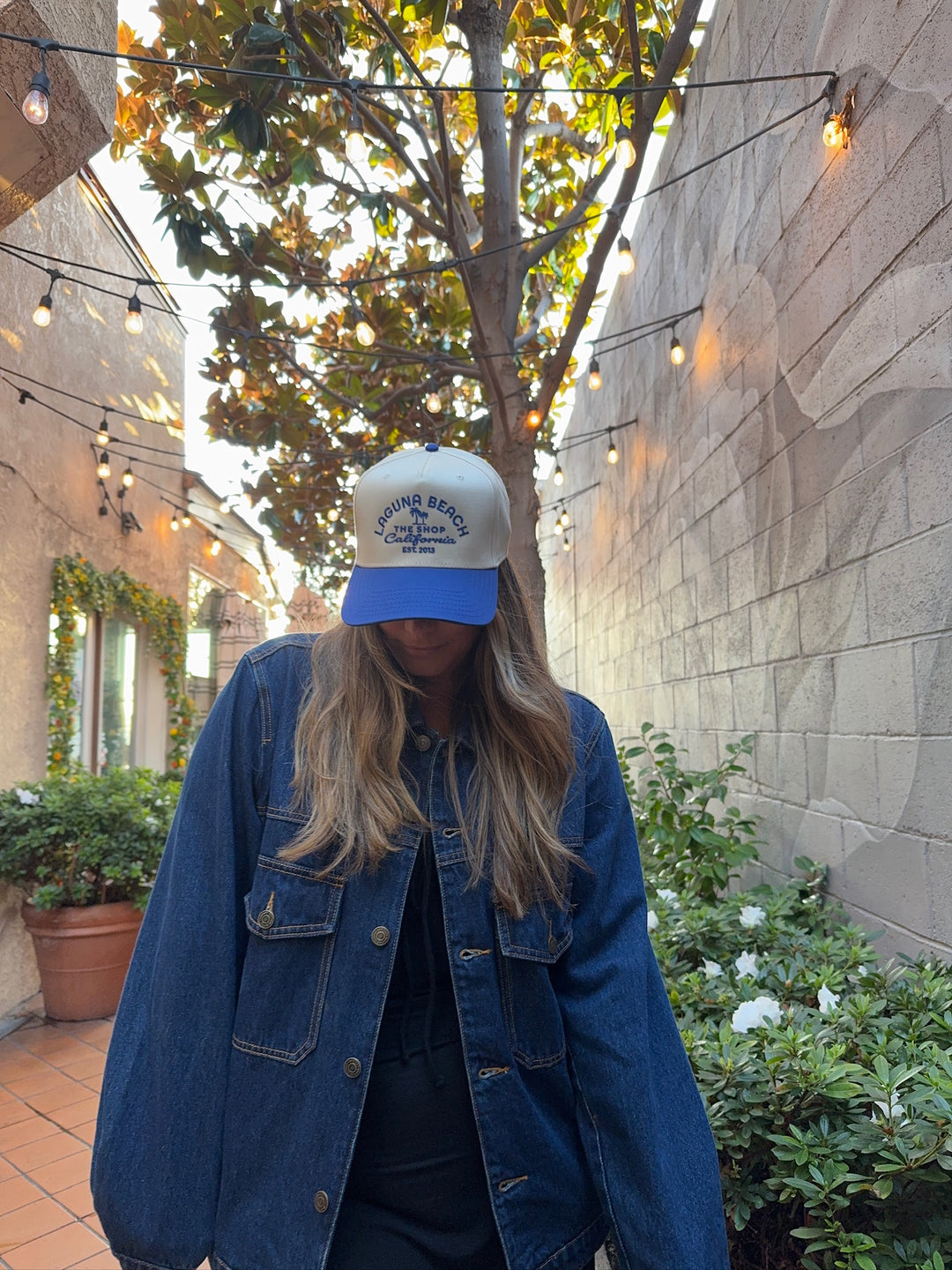 THE SHOP CLASSIC Laguna Palm Embroidered 5-Panel Baseball Hat - More Colors Available-The Shop Laguna Beach