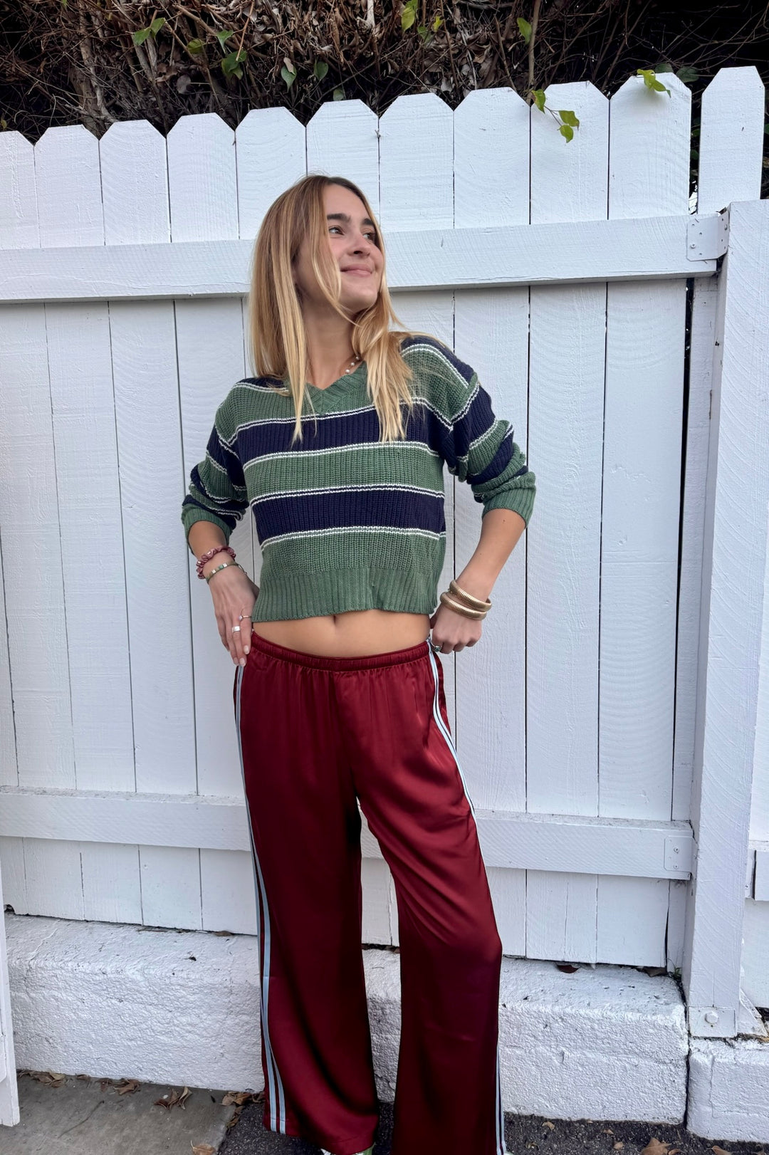 KEEN THE LABEL Tomie Striped Sweater-The Shop Laguna Beach