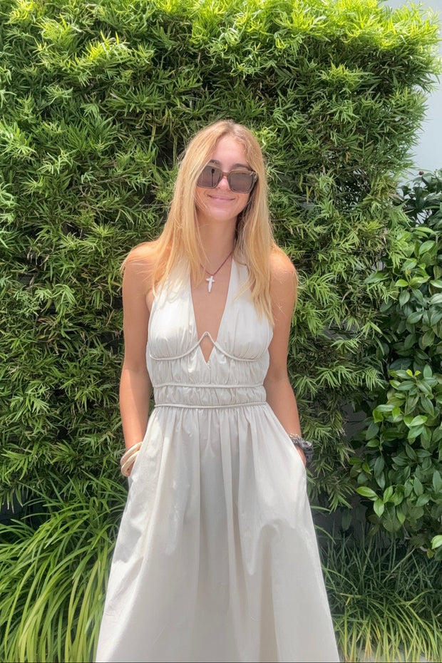 KEEN THE LABEL Maryann Halter Maxi Dress-The Shop Laguna Beach