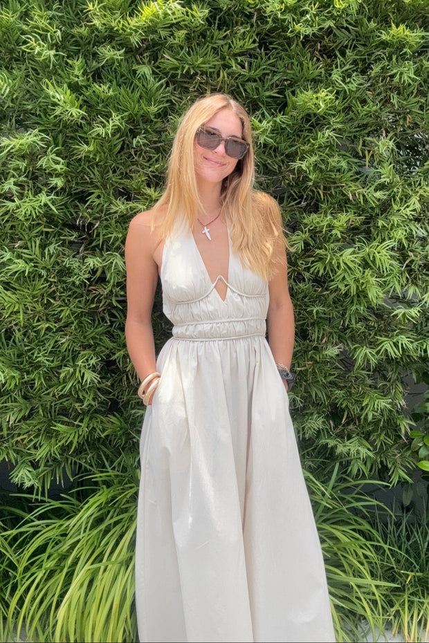 KEEN THE LABEL Maryann Halter Maxi Dress-The Shop Laguna Beach