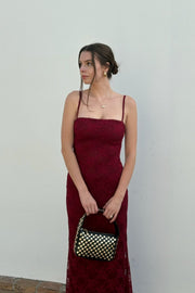 KEEN THE LABEL Dove Lace Maxi Dress-The Shop Laguna Beach