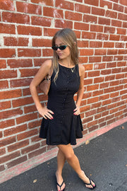 KEEN THE LABEL Naomie Polka Dot Mini Dress-The Shop Laguna Beach