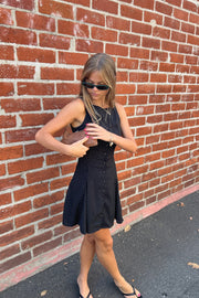 KEEN THE LABEL Naomie Polka Dot Mini Dress-The Shop Laguna Beach