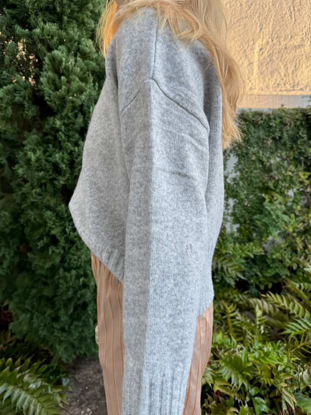 KEEN THE LABEL Elaine Mock Neck Sweater-The Shop Laguna Beach