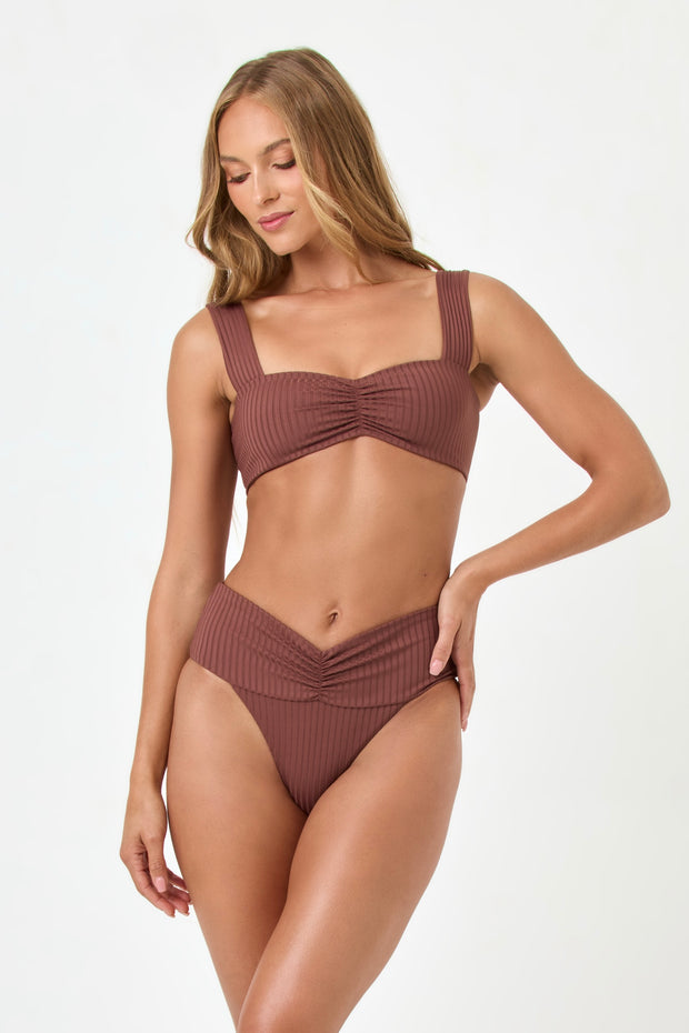 LSPACE Bardot Classic High-Waist Bottom