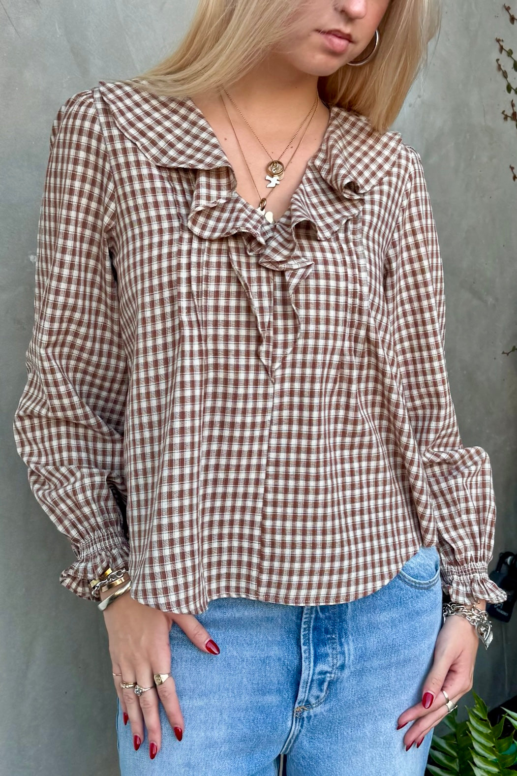 KEEN THE LABEL Rowan Plaid Long Sleeve Shirt-The Shop Laguna Beach