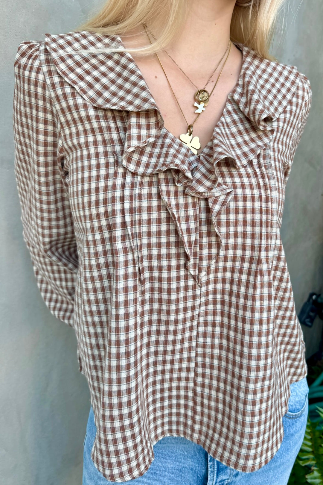 KEEN THE LABEL Rowan Plaid Long Sleeve Shirt-The Shop Laguna Beach