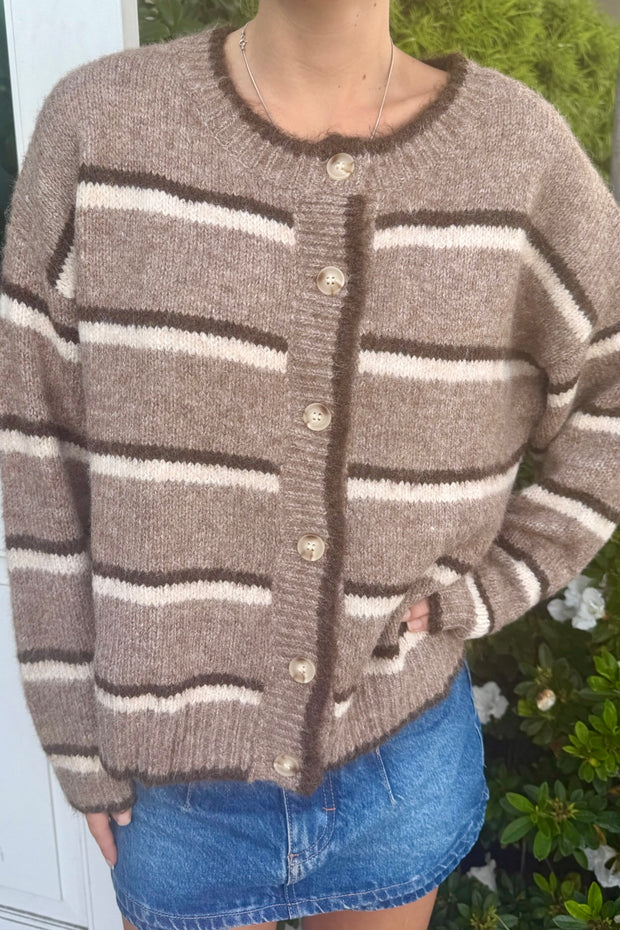 KEEN THE LABEL Miette Striped Cardigan