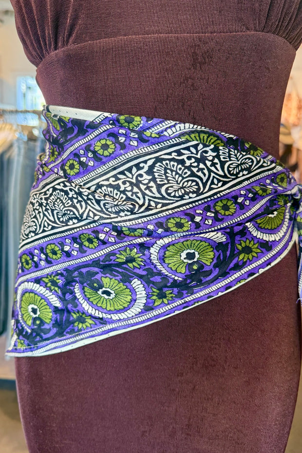 MER-SEA Printed Silk Scarf - More Colors Available-The Shop Laguna Beach