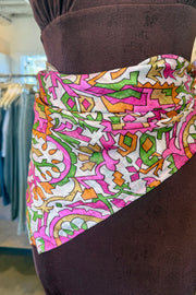 MER-SEA Printed Silk Scarf - More Colors Available-The Shop Laguna Beach