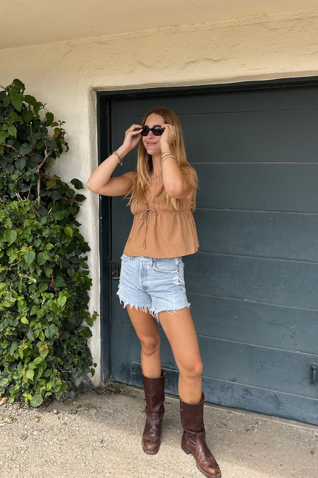 KEEN THE LABEL Everett Ruffled Cami-The Shop Laguna Beach