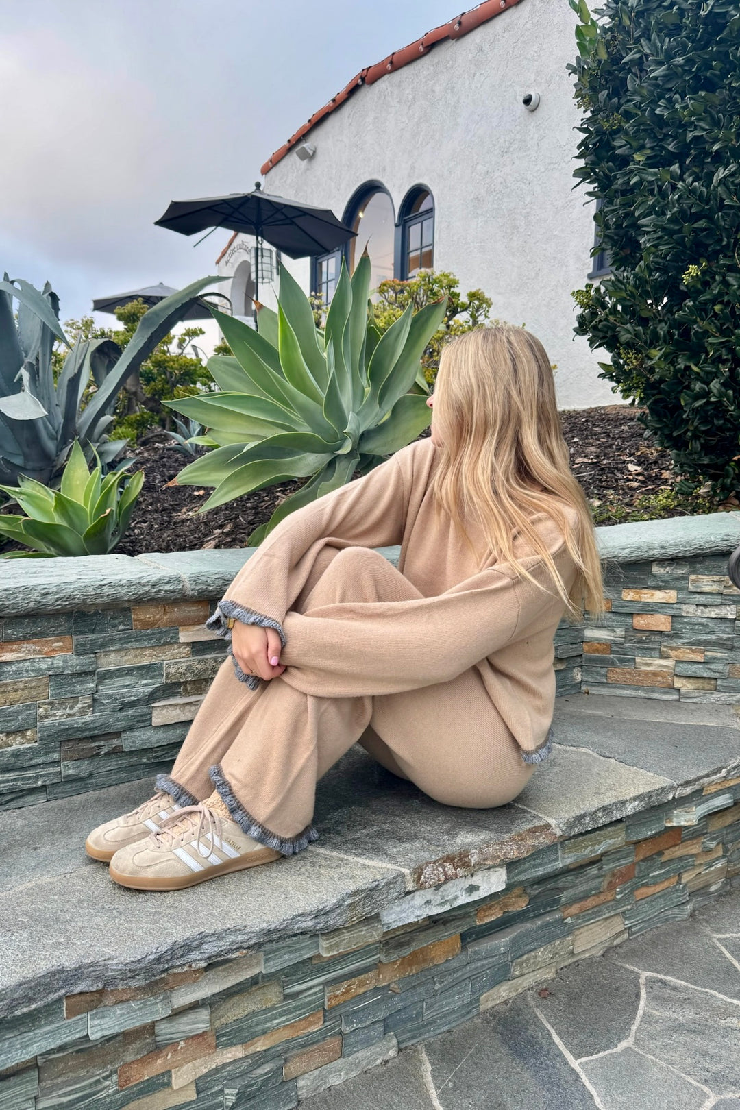 KEEN THE LABEL Nellie Ruffle Sweater Top-The Shop Laguna Beach