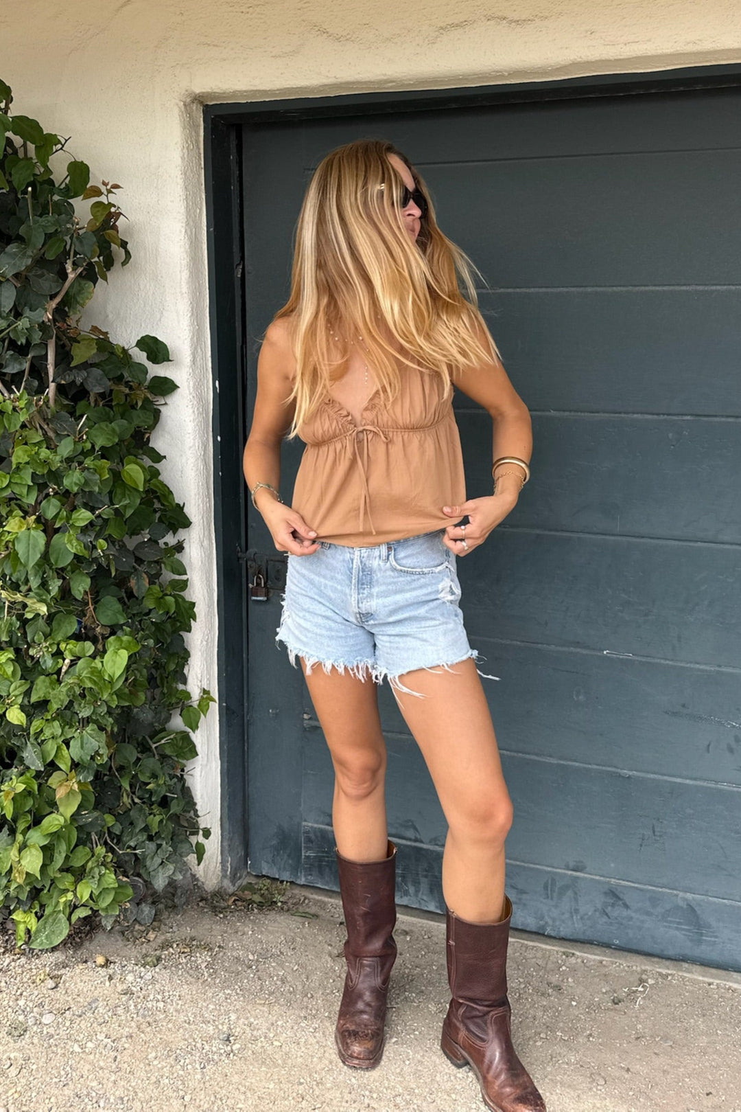 KEEN THE LABEL Everett Ruffled Cami-The Shop Laguna Beach