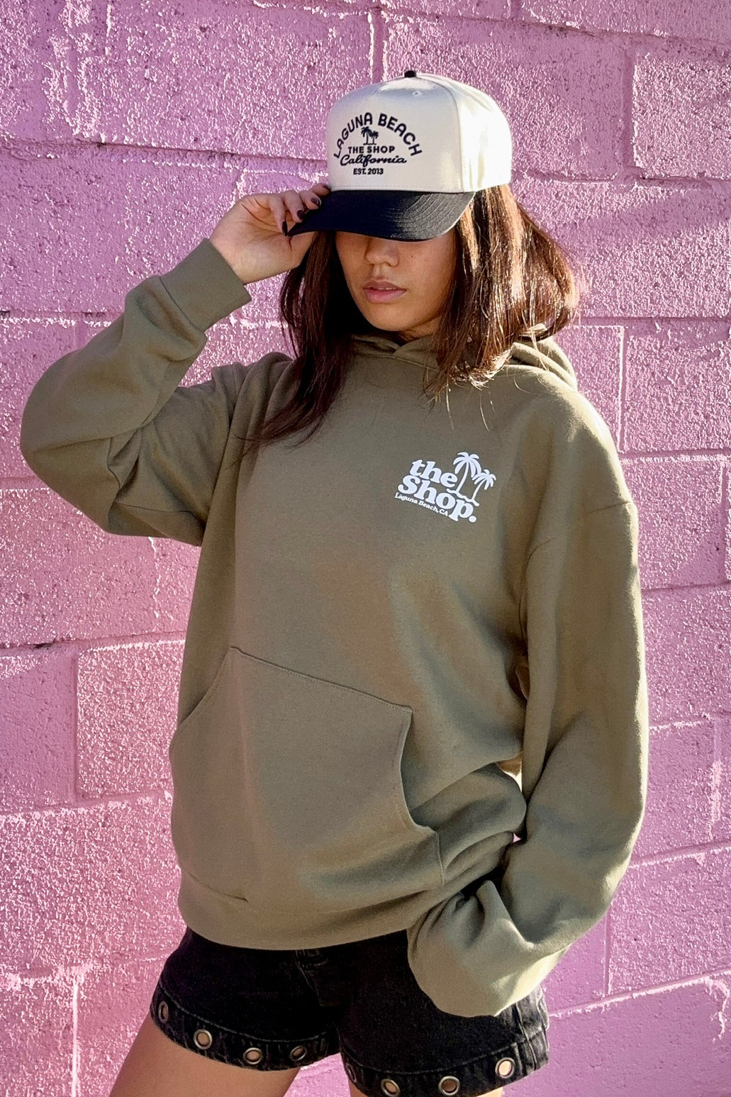 THE SHOP CLASSIC Laguna Scene Boxy Hoodie-The Shop Laguna Beach