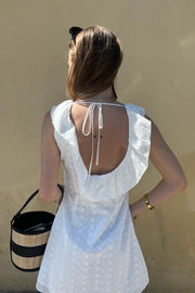 KEEN THE LABEL Pamela Ruffle Eyelet Dress