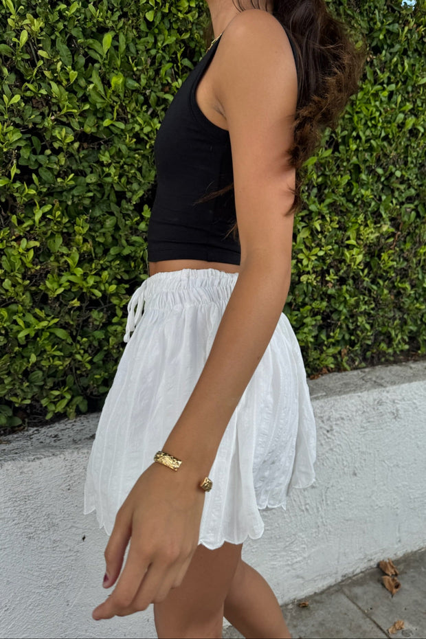 KEEN THE LABEL Esti Scalloped Short-The Shop Laguna Beach