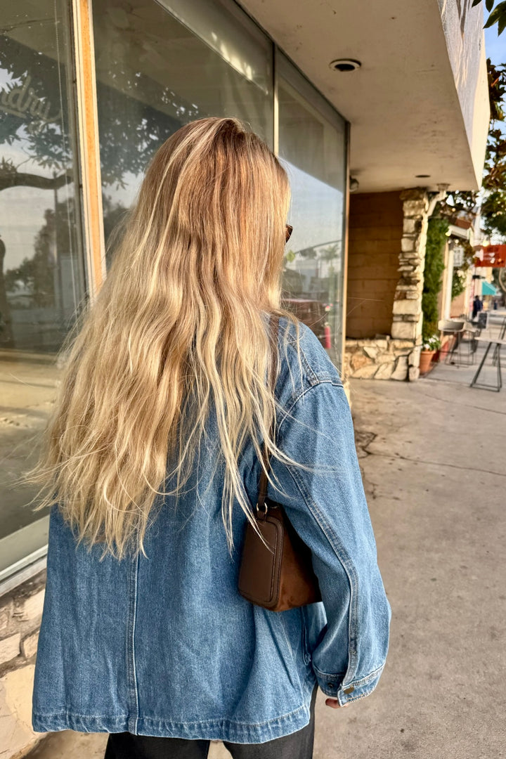 KEEN THE LABEL Carter Denim Utility Jacket-The Shop Laguna Beach