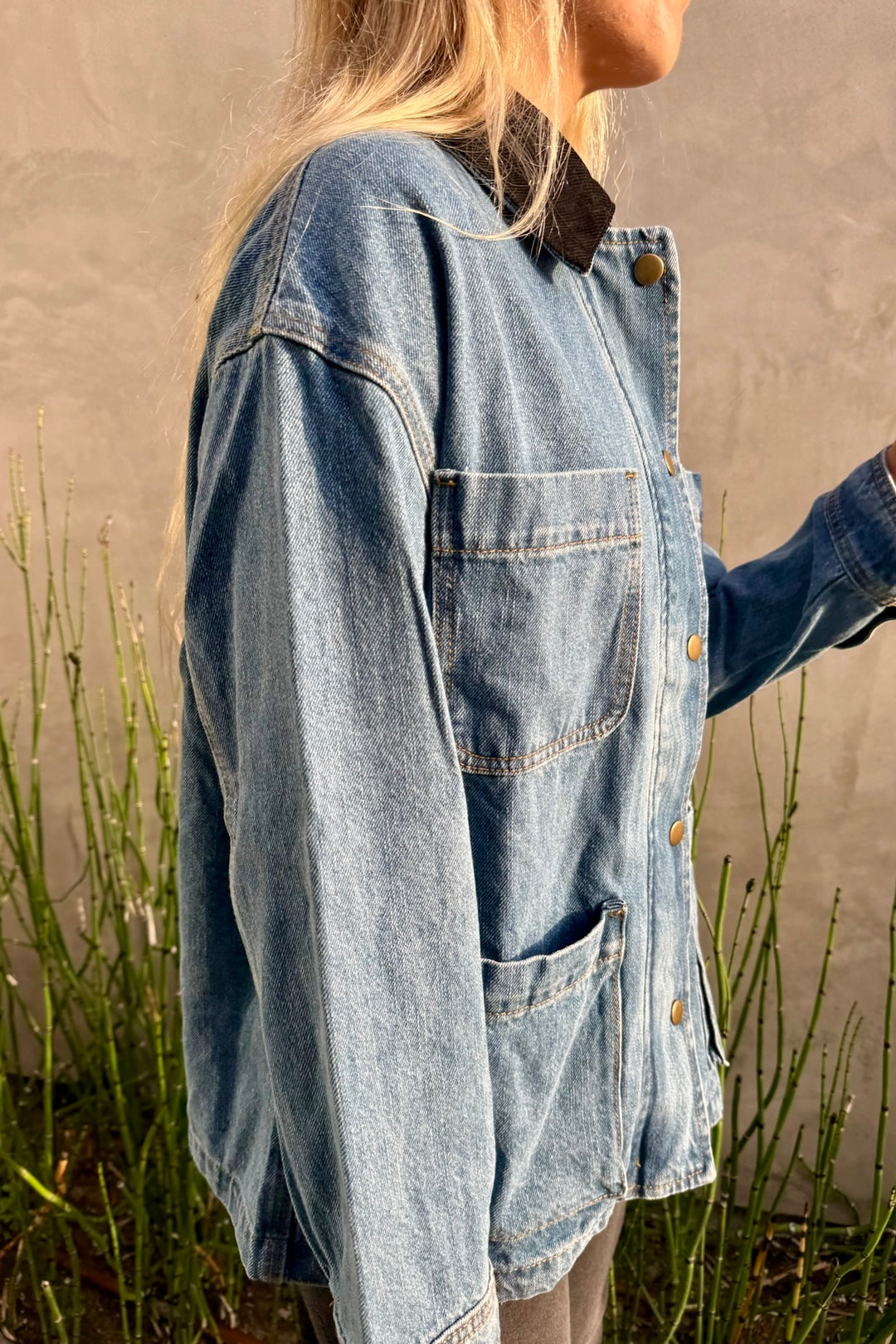 KEEN THE LABEL Carter Denim Utility Jacket-The Shop Laguna Beach