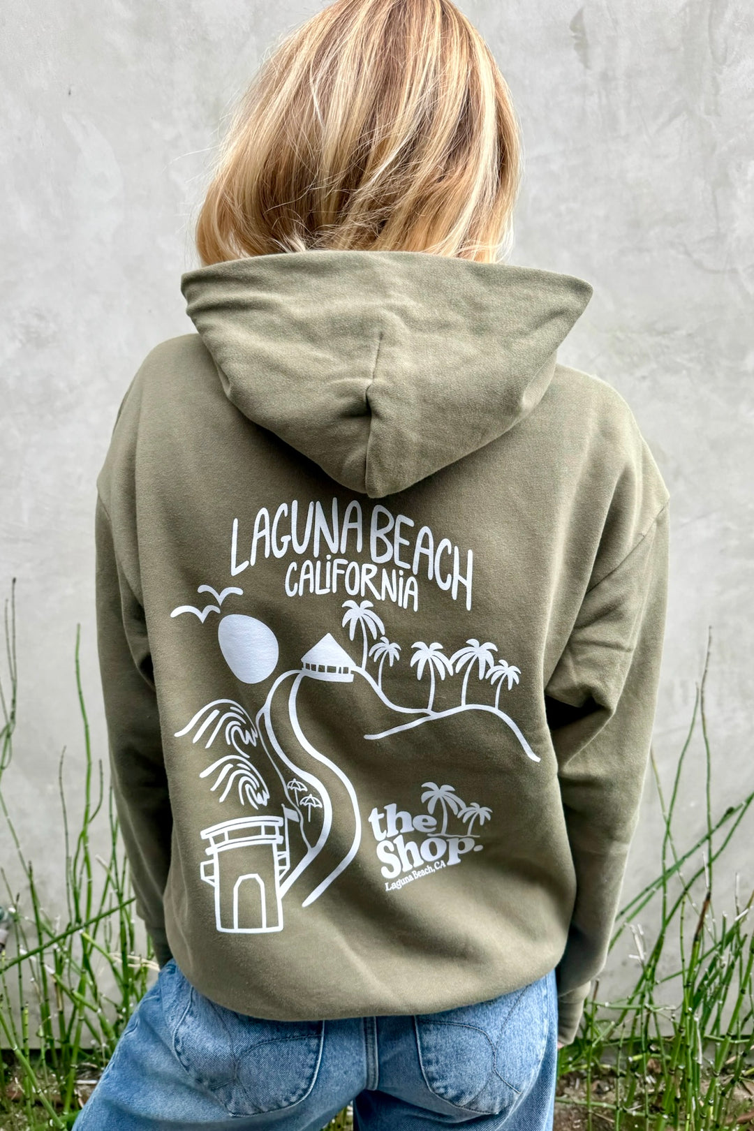 THE SHOP CLASSIC Laguna Scene Boxy Hoodie-The Shop Laguna Beach