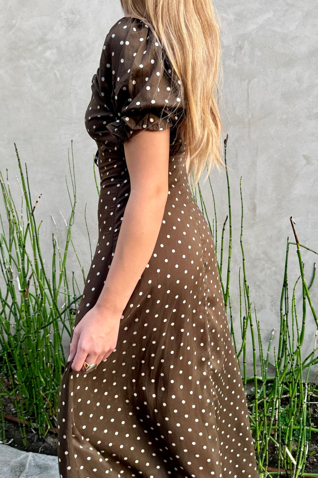 KEEN THE LABEL Elsie Polka Dot Maxi Dress-The Shop Laguna Beach