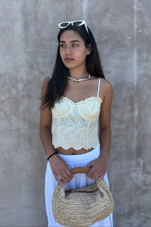 KEEN THE LABEL Cheyenne Eyelet Cami