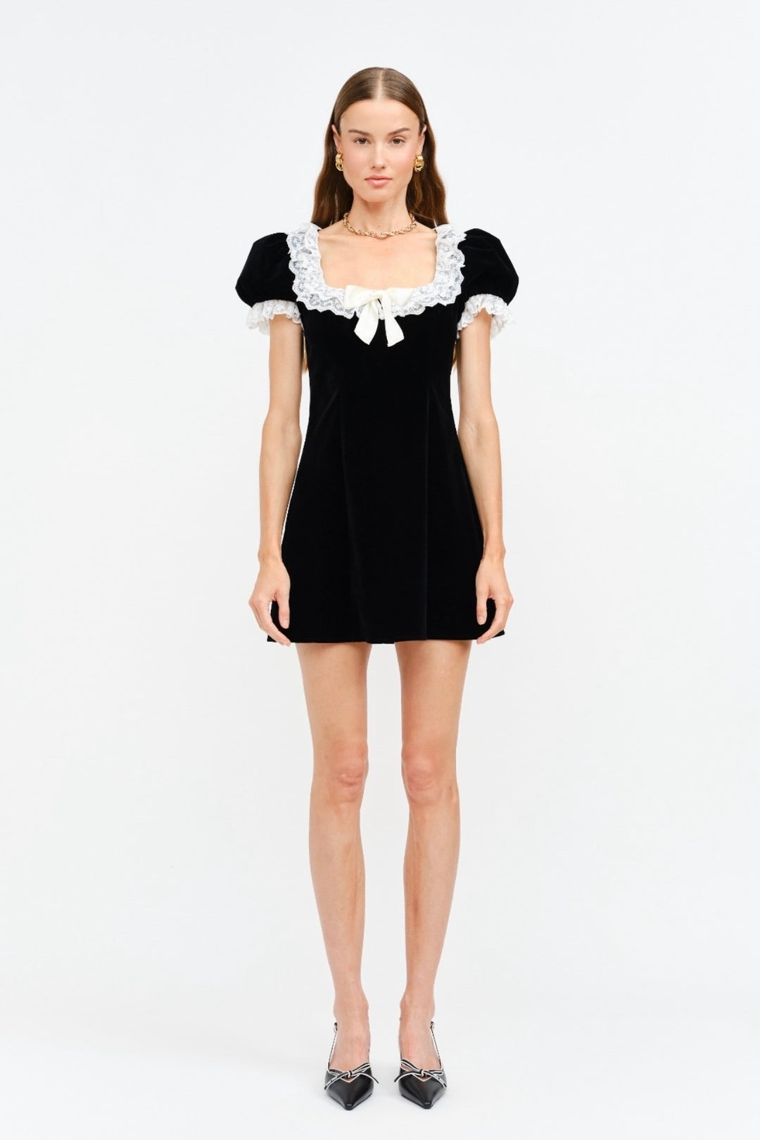 KEEN THE LABEL Meara Velvet Mini Dress-The Shop Laguna Beach